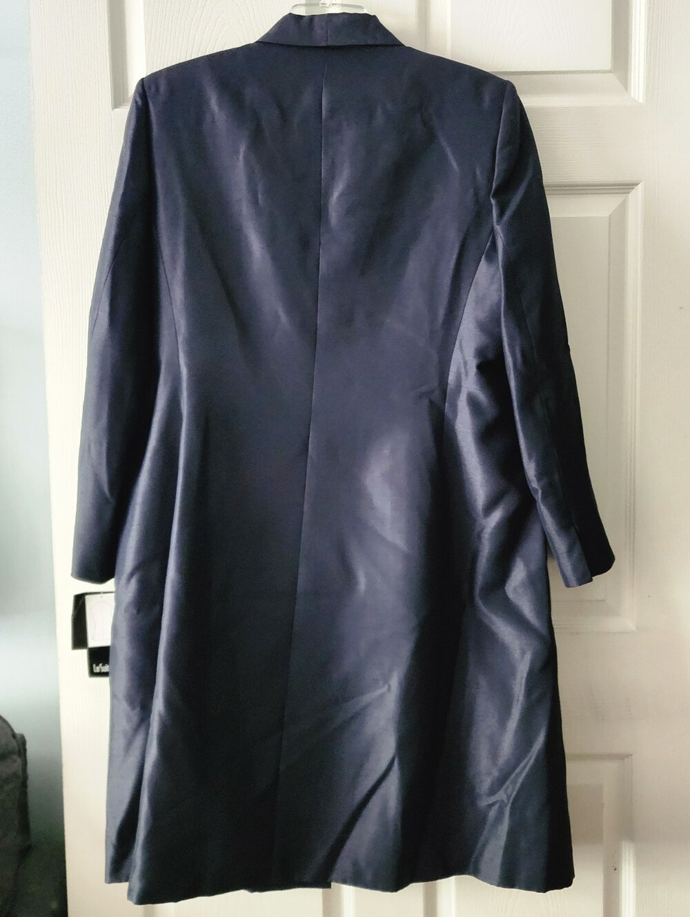 Le Suit Women's Navy Blue Jacket And Dress. - Picture 2 of 16